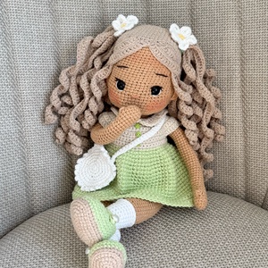 Amigurumi Laura baba - Meska.hu