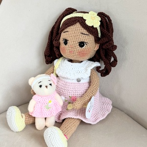 Amigurumi Hanna baba - Meska.hu