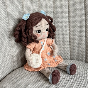 Amigurumi Sisi baba - játék & sport - baba & babaház - öltöztethető baba - Meska.hu