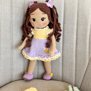 Amigurumi Kira baba - játék & sport - baba & babaház - öltöztethető baba - Meska.hu