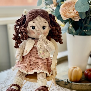 Amigurumi Karolina baba - Meska.hu