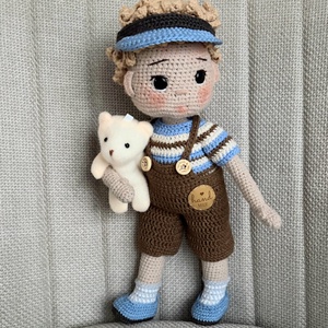 Amigurumi Lala baba - játék & sport - baba & babaház - öltöztethető baba - Meska.hu