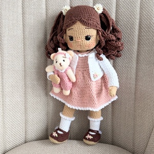 Amigurumi Shelby baba - játék & sport - baba & babaház - öltöztethető baba - Meska.hu