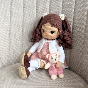 Amigurumi Shelby baba - játék & sport - baba & babaház - öltöztethető baba - Meska.hu