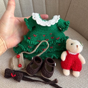 Amigurumi baba ruha szett - Meska.hu