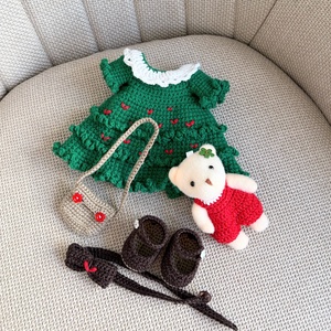 Amigurumi baba ruha szett - játék & sport - baba & babaház - öltöztethető baba - Meska.hu