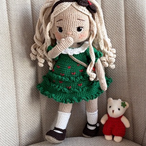 Amigurumi baba ruha szett - játék & sport - baba & babaház - öltöztethető baba - Meska.hu