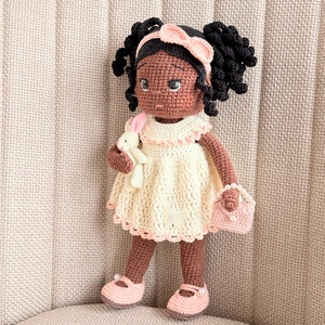 Amigurumi Rea baba - játék & sport - baba & babaház - öltöztethető baba - Meska.hu