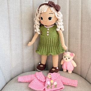 Amigurumi Sofi baba - játék & sport - baba & babaház - öltöztethető baba - Meska.hu