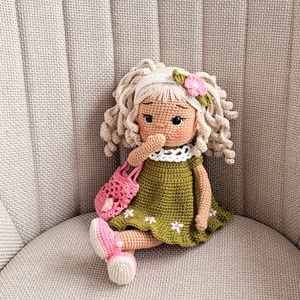 Amigurumi Kira baba - játék & sport - baba & babaház - öltöztethető baba - Meska.hu