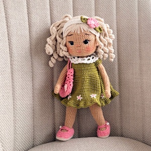Amigurumi Kira baba - játék & sport - baba & babaház - öltöztethető baba - Meska.hu