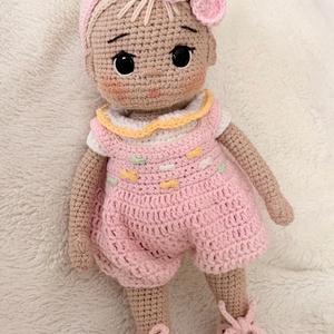 Amigurumi Alina baba - játék & sport - baba & babaház - öltöztethető baba - Meska.hu