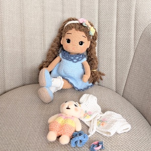 Amigurumi Helga baba - Meska.hu