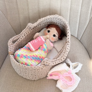 Amigurumi Sofi baba - játék & sport - baba & babaház - öltöztethető baba - Meska.hu