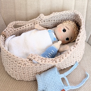 Amigurumi Stefán baba - játék & sport - baba & babaház - öltöztethető baba - Meska.hu