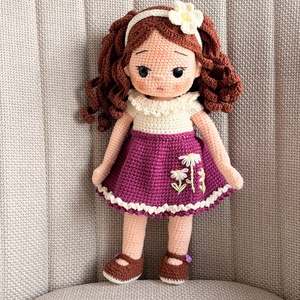 Amigurumi Lilla baba - játék & sport - baba & babaház - öltöztethető baba - Meska.hu