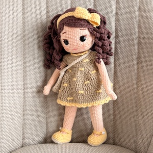 Amigurumi Shelby baba - játék & sport - baba & babaház - öltöztethető baba - Meska.hu