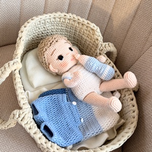 Amigurumi Horgolt baby - játék & sport - baba & babaház - öltöztethető baba - Meska.hu