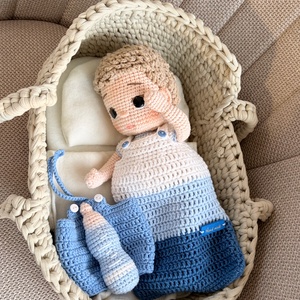Amigurumi Horgolt baby - játék & sport - baba & babaház - öltöztethető baba - Meska.hu
