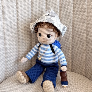 Amigurumi Pillanat Kapitány - Meska.hu
