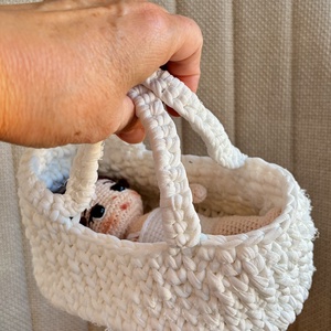 Amigurumi Mini baba - játék & sport - baba & babaház - öltöztethető baba - Meska.hu