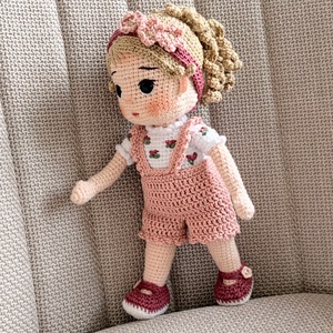 Amigurumi Zea baba  - játék & sport - baba & babaház - öltöztethető baba - Meska.hu