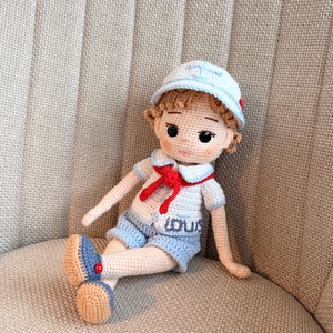 Amigurumi Louis baba - Meska.hu