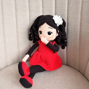 Amigurumi Horgolt Katica baba - Meska.hu