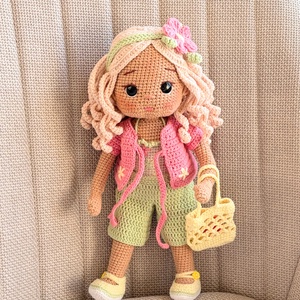 Amigurumi Amira baba - játék & sport - baba & babaház - öltöztethető baba - Meska.hu