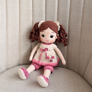 Amigurumi Melani baba, Játék & Sport, Baba & babaház, Öltöztethető baba, Horgolás, MESKA