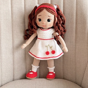 Amigurumi Sharon baba - játék & sport - baba & babaház - öltöztethető baba - Meska.hu