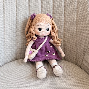 Amigurumi Lilla baba - játék & sport - baba & babaház - öltöztethető baba - Meska.hu
