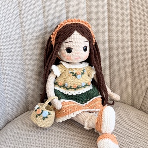 Amigurumi Lenka baba - Meska.hu
