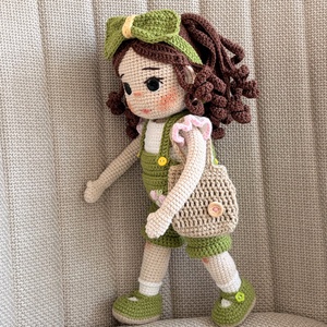 Amigurumi Elvira baba - játék & sport - baba & babaház - öltöztethető baba - Meska.hu