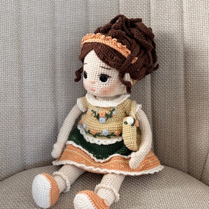 Amigurumi Lenka baba - Meska.hu