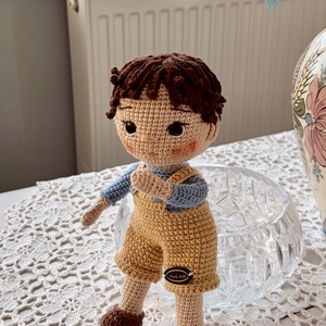 Amigurumi Beniel baba - játék & sport - baba & babaház - öltöztethető baba - Meska.hu