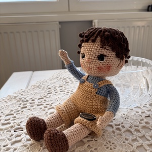 Amigurumi Beniel baba - játék & sport - baba & babaház - öltöztethető baba - Meska.hu