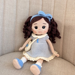 Amigurumi Joana baba, Játék & Sport, Baba & babaház, Öltöztethető baba, Horgolás, MESKA