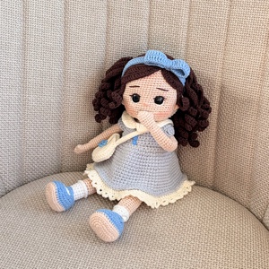 Amigurumi Joana baba - játék & sport - baba & babaház - öltöztethető baba - Meska.hu