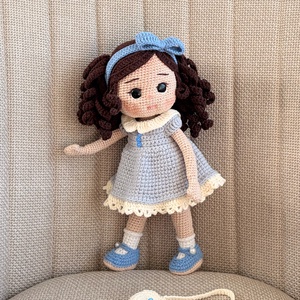 Amigurumi Joana baba - játék & sport - baba & babaház - öltöztethető baba - Meska.hu