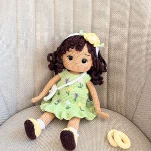 Amigurumi Vanessa baba - játék & sport - baba & babaház - öltöztethető baba - Meska.hu