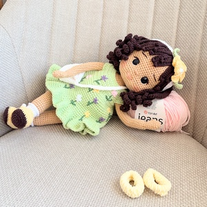 Amigurumi Vanessa baba - játék & sport - baba & babaház - öltöztethető baba - Meska.hu