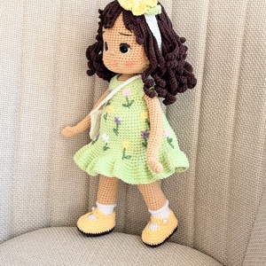 Amigurumi Vanessa baba - játék & sport - baba & babaház - öltöztethető baba - Meska.hu