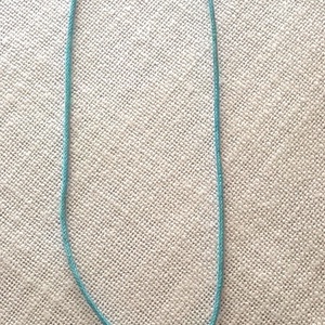 Türkiz virág - ékszer - nyaklánc - medál - Meska.hu