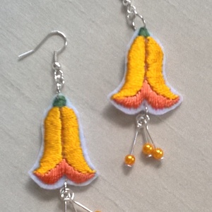 Harangvirág - ékszer - fülbevaló - lógó fülbevaló - Meska.hu