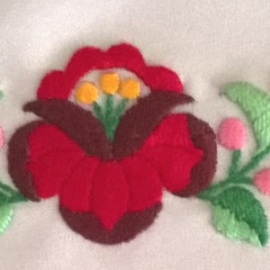 Kalocsai mintás öv - Meska.hu