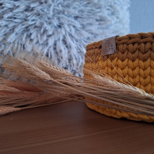 Horgolt kosár, Otthon & Életmód, Tárolás & Rendszerezés, Tárolókosár, Horgolás, MESKA