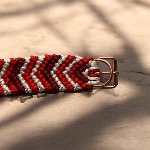 ROSSO Nyakörv , Otthon & Életmód, Kisállatoknak, Kutyáknak, Kutya nyakörv, Csomózás, Varrás, MESKA