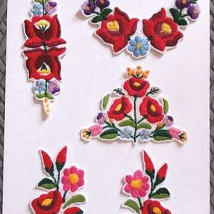 Kalocsai felvarrhato minta, DIY (Csináld magad), Egységcsomag, Hímzés, MESKA