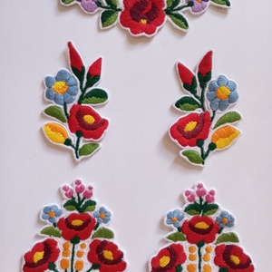 Kalocsai felvarrhato minta, DIY (Csináld magad), Egységcsomag, Hímzés, MESKA